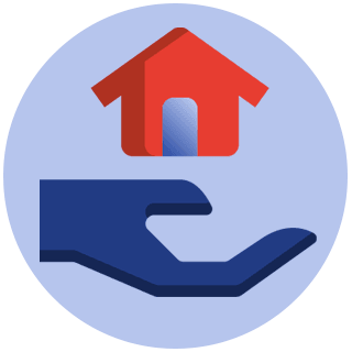 hand house icon